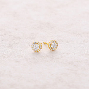 Elle Diamond Stud Earrings (0.45 Carat Total)