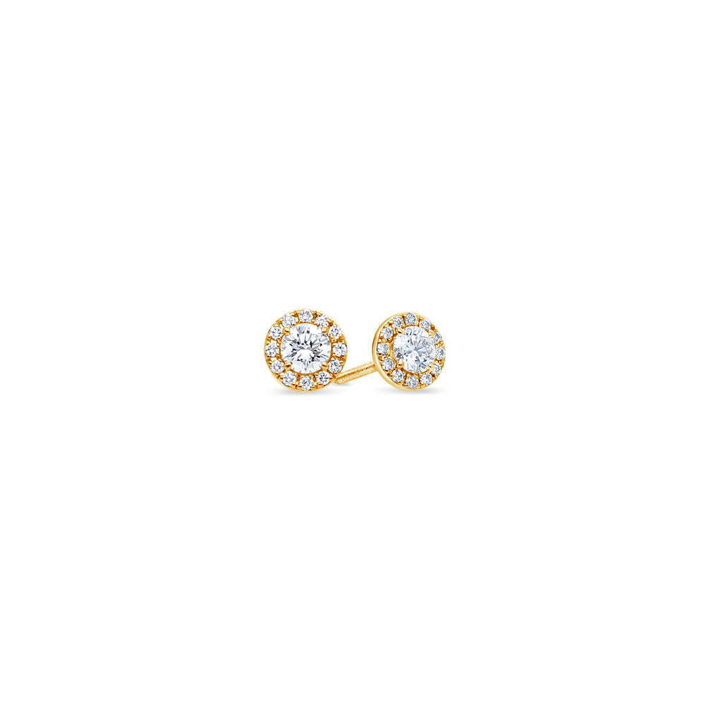 Elle Diamond Stud Earrings (0.45 Carat Total)