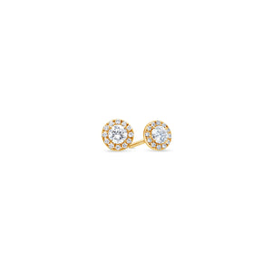 Elle Diamond Stud Earrings (0.45 Carat Total)