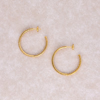 Ciera Diamond Hoop Earrings (40mm)