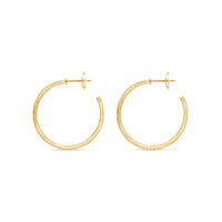 Maeve Diamond Hoop Earrings (30mm)