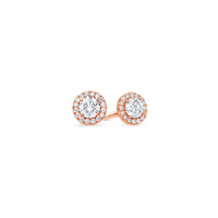 Elle Diamond Stud Earrings (1.00 Carat Total)