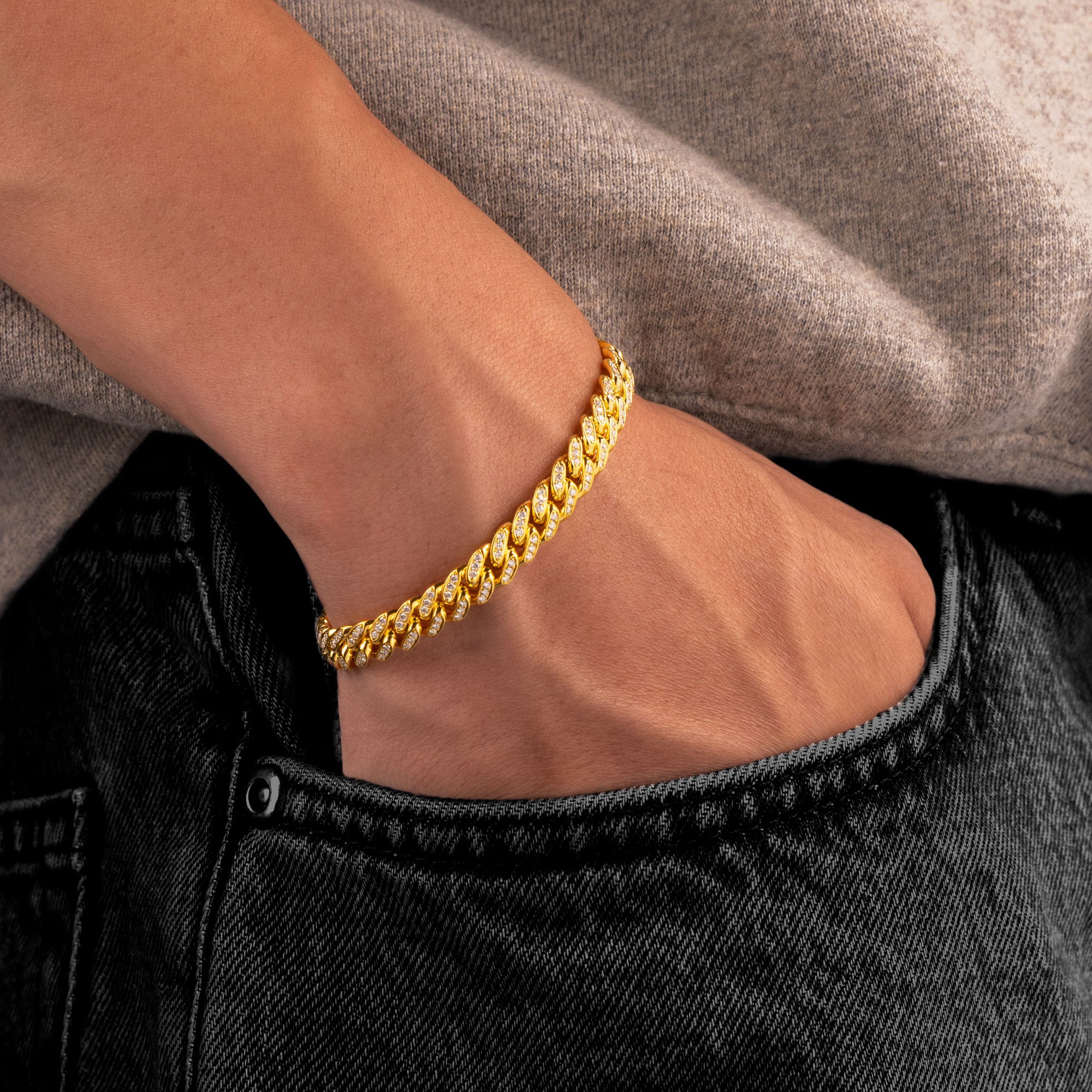 Diamond Cuban Link Bracelet (7mm)