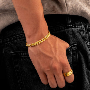 Diamond Cuban Link Bracelet (7mm)