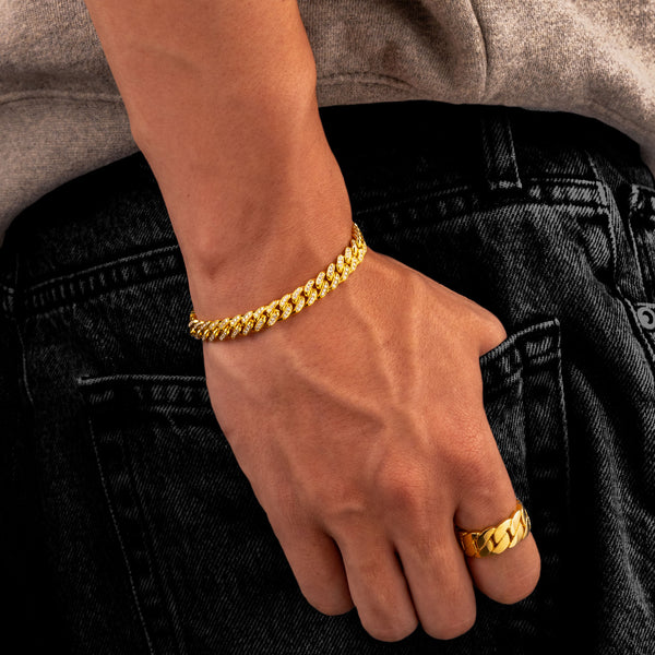 Diamond Cuban Link Bracelet (7mm)