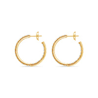 Ciera Diamond Hoop Earrings (30mm)