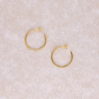 Maeve Diamond Hoop Earrings (30mm)