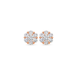 Dax Diamond Cluster Earrings (11mm)