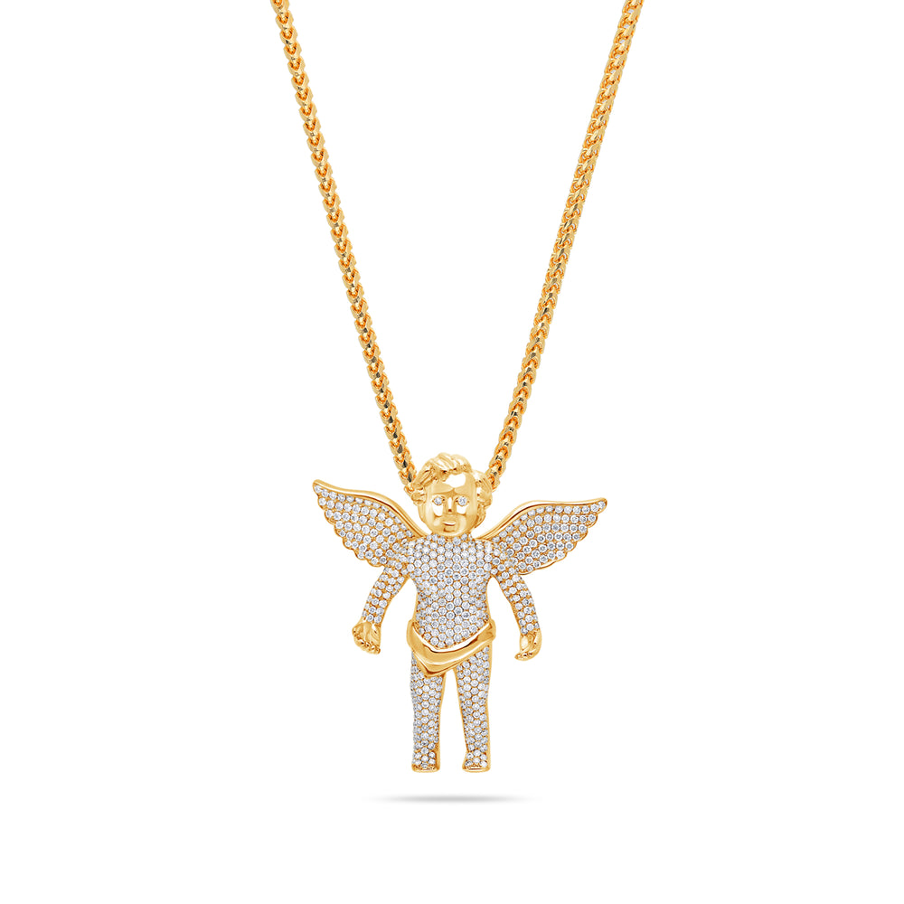 Baby Cherub Angel (Open Wings, Fully Iced)