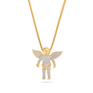 Baby Cherub Angel (Open Wings, Fully Iced)