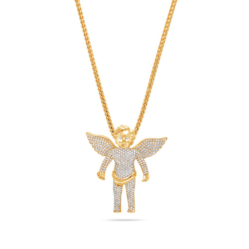 Baby Cherub Angel (Open Wings, Fully Iced)