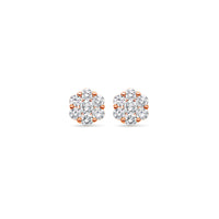 Baby Dax Diamond Cluster Earrings (10mm)