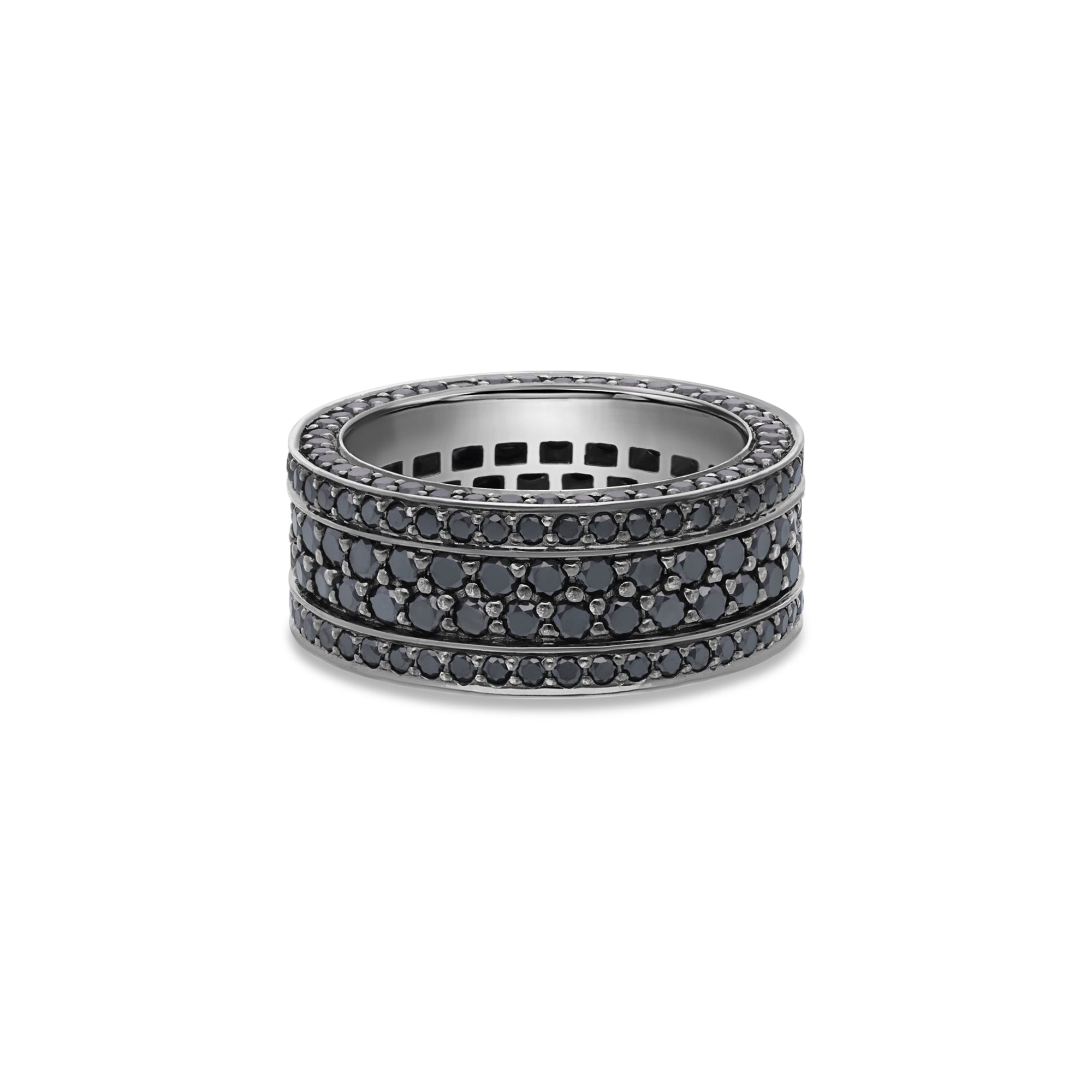 Massimo Eternity Ring (Special Black, 2-Row)