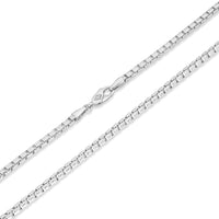 Gold Box Link Chain (4mm, Brush-finished)