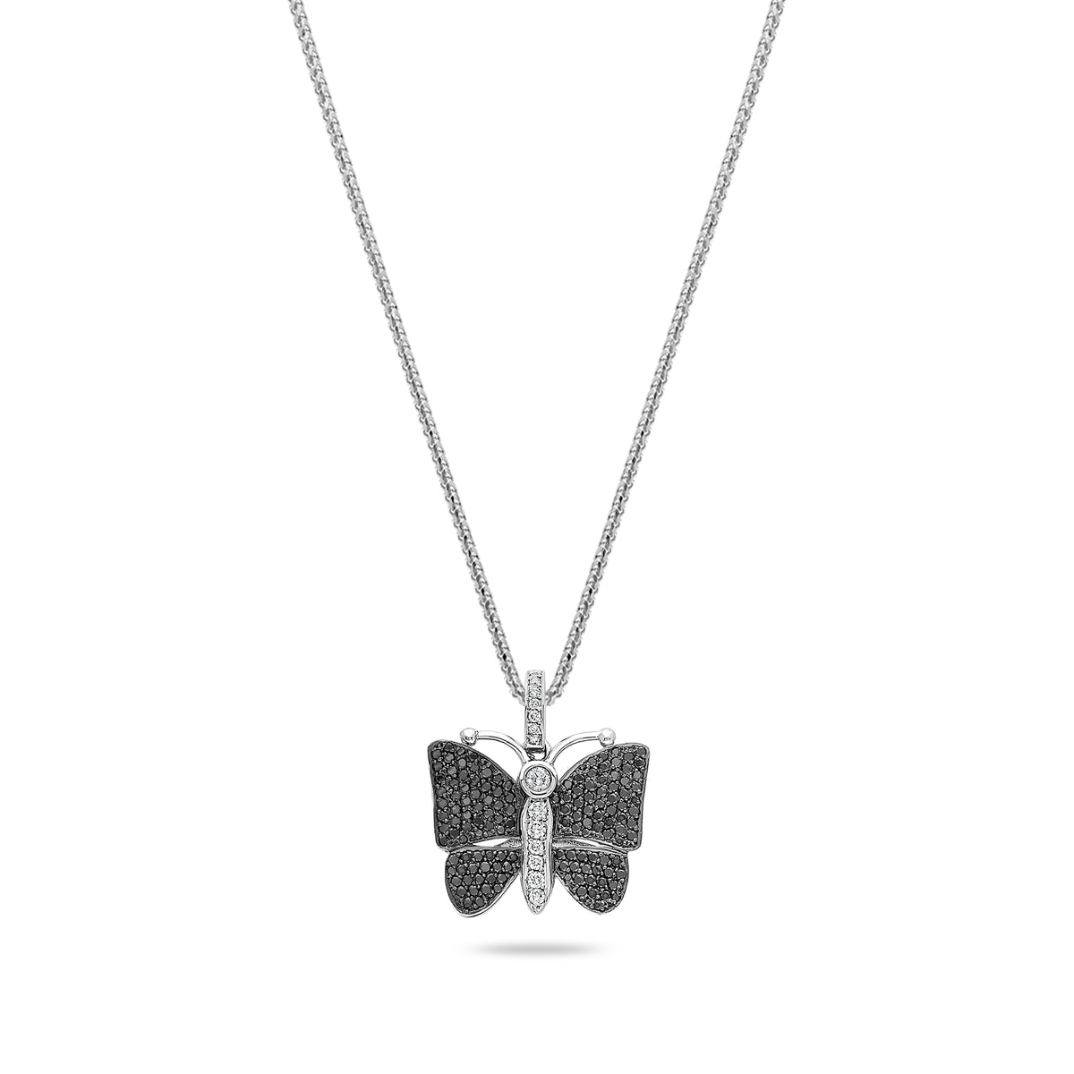Micro Butterfly Piece (Black Diamond, Fully Iced)