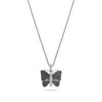 Micro Butterfly Piece (Black Diamond, Fully Iced)