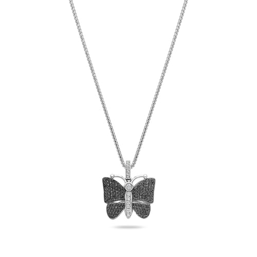 Micro Butterfly Piece (Black Diamond, Fully Iced)