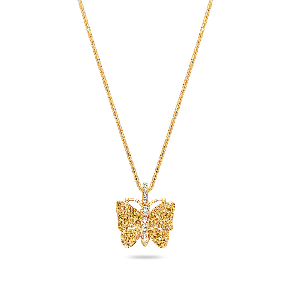 Micro Butterfly Piece (Special Yellow, Fully Iced)