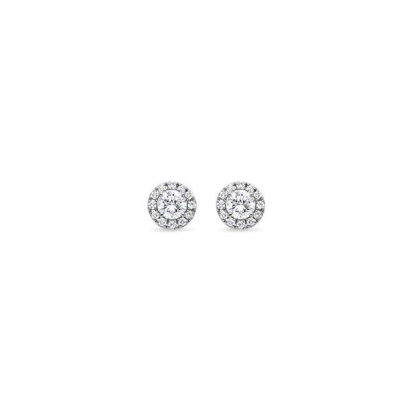 Elle Diamond Stud Earrings (0.45 Carat Total)