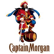 a cartoon of a pirate on a barrel