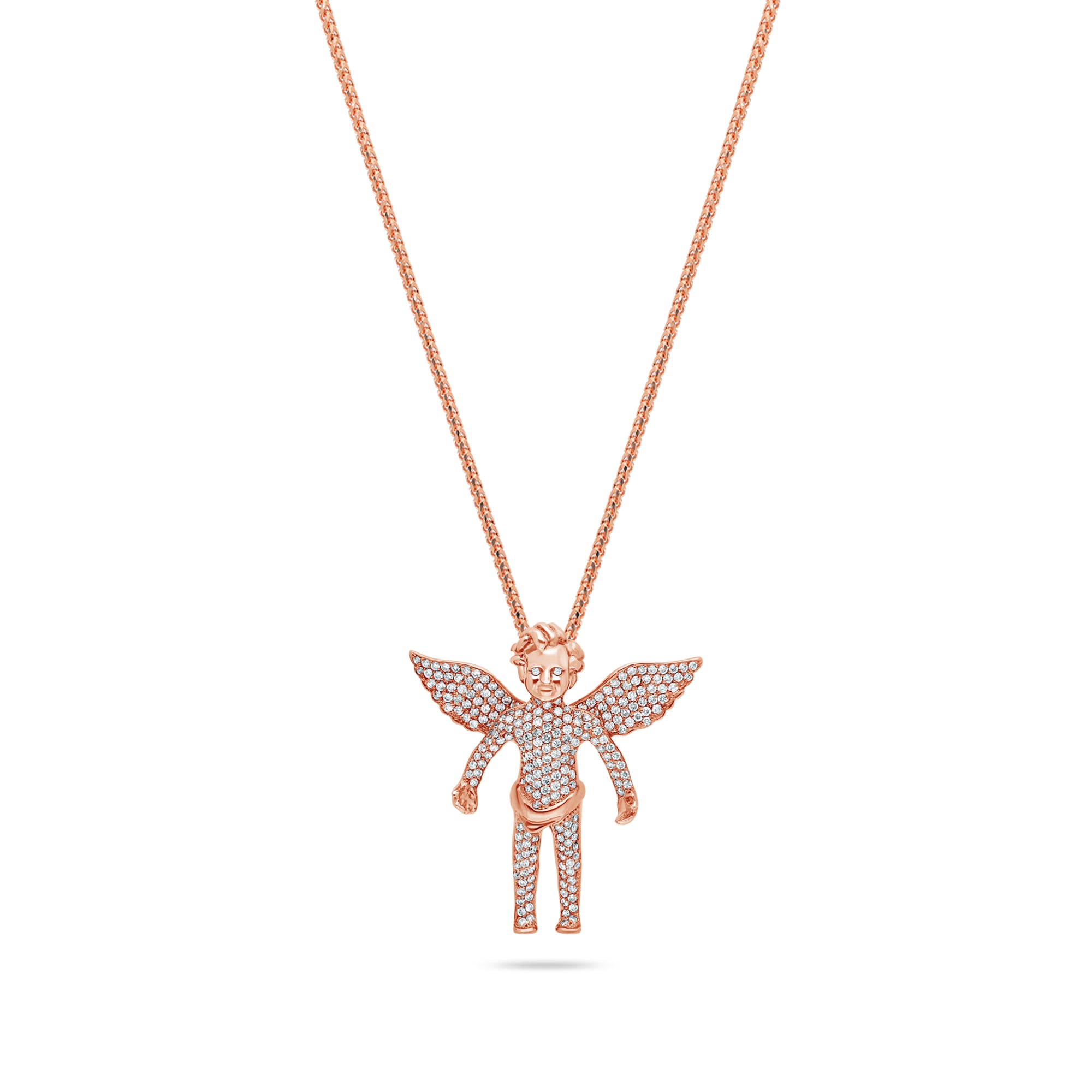 Micro Cherub Angel (Open Wings, Fully Iced)