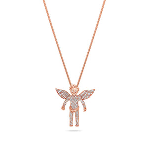 Micro Cherub Angel (Open Wings, Fully Iced)