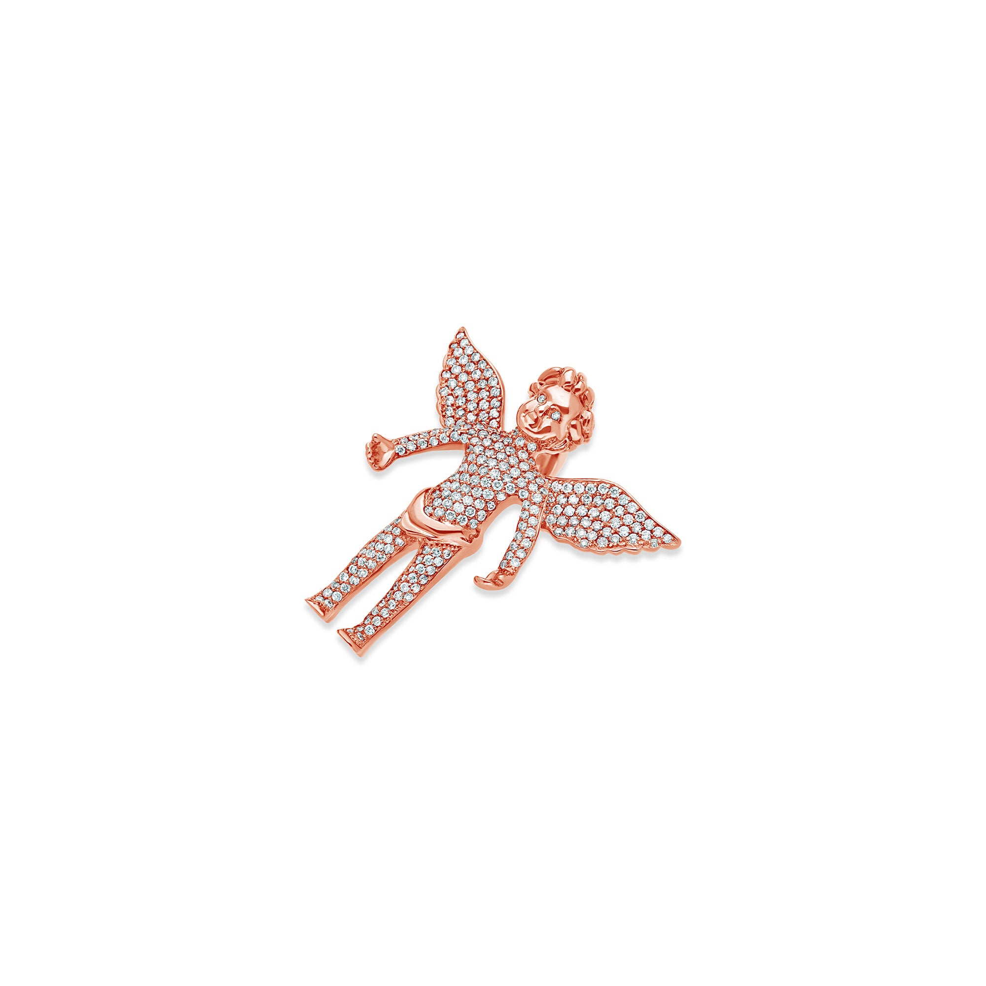 Micro Cherub Angel (Open Wings, Fully Iced)