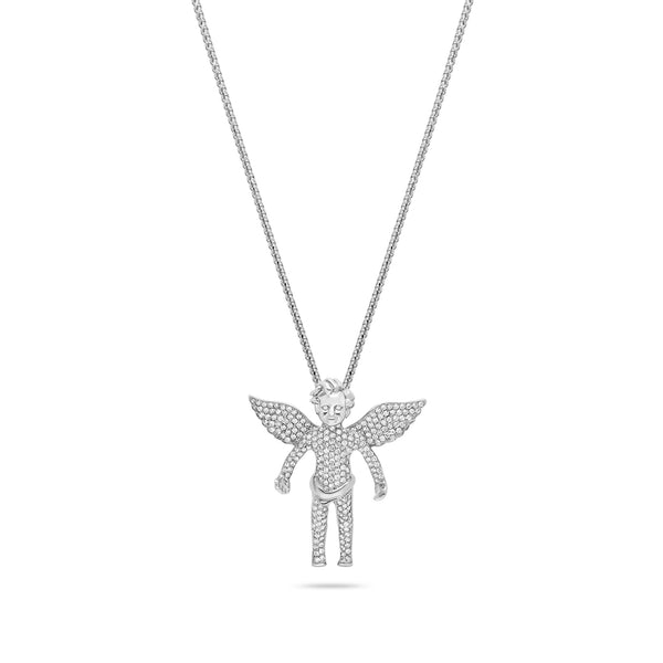 Micro Cherub Angel (Open Wings, Fully Iced)