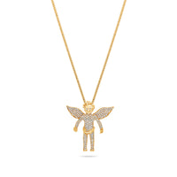Micro Cherub Angel (Open Wings, Fully Iced)