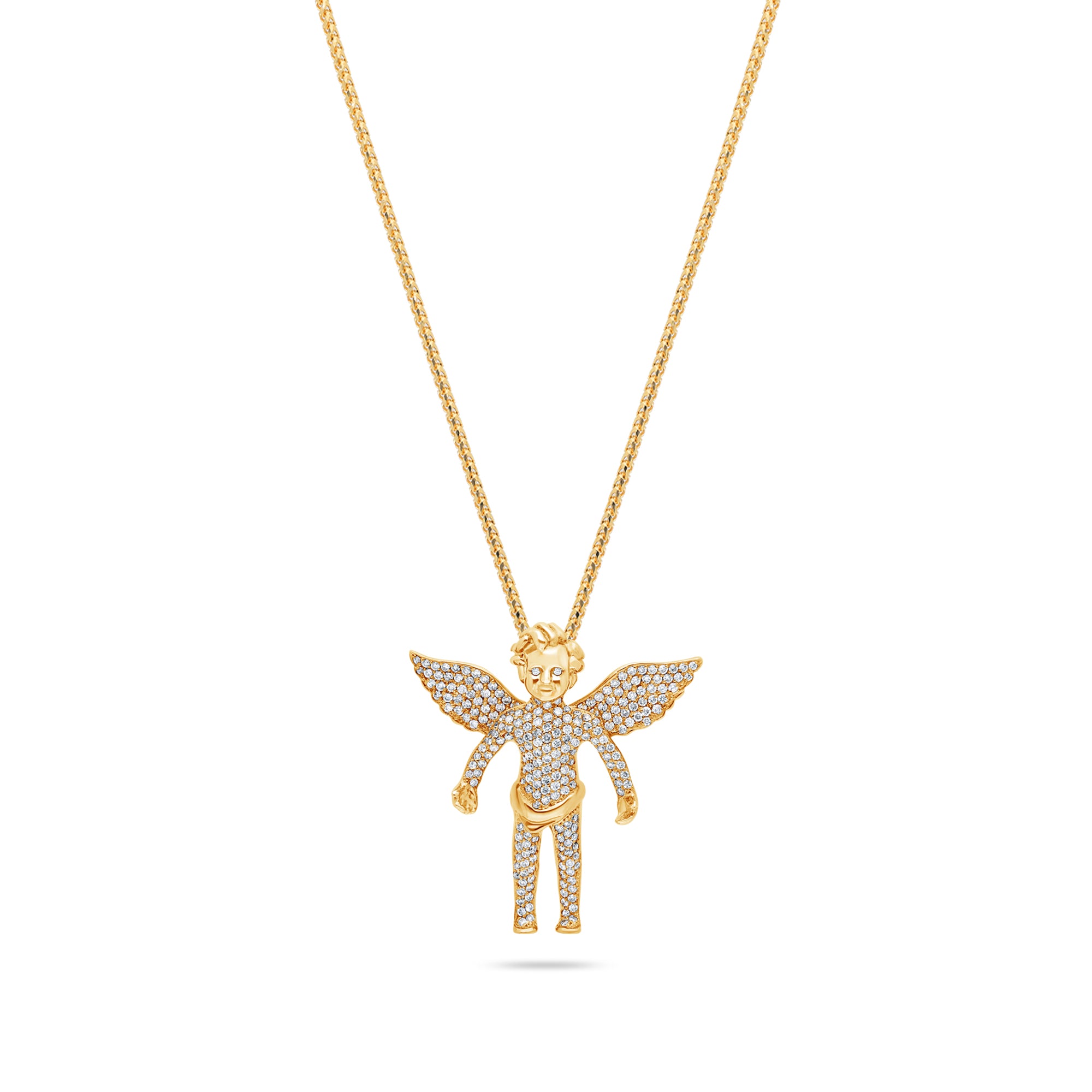 Micro Cherub Angel (Open Wings, Fully Iced)