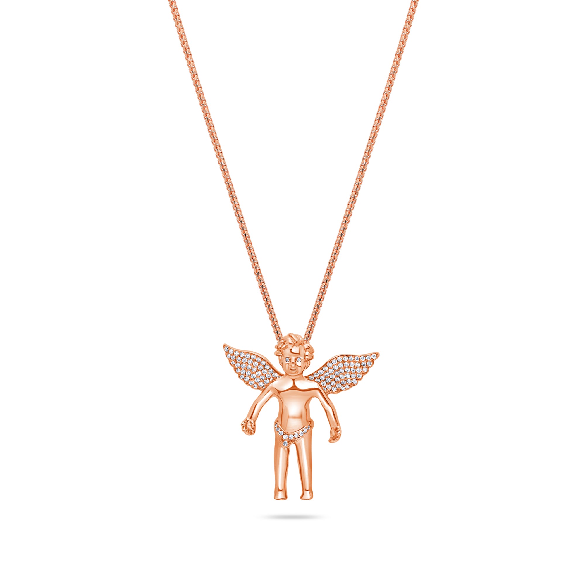 Micro Cherub Angel (Open Wings, Partially Iced)