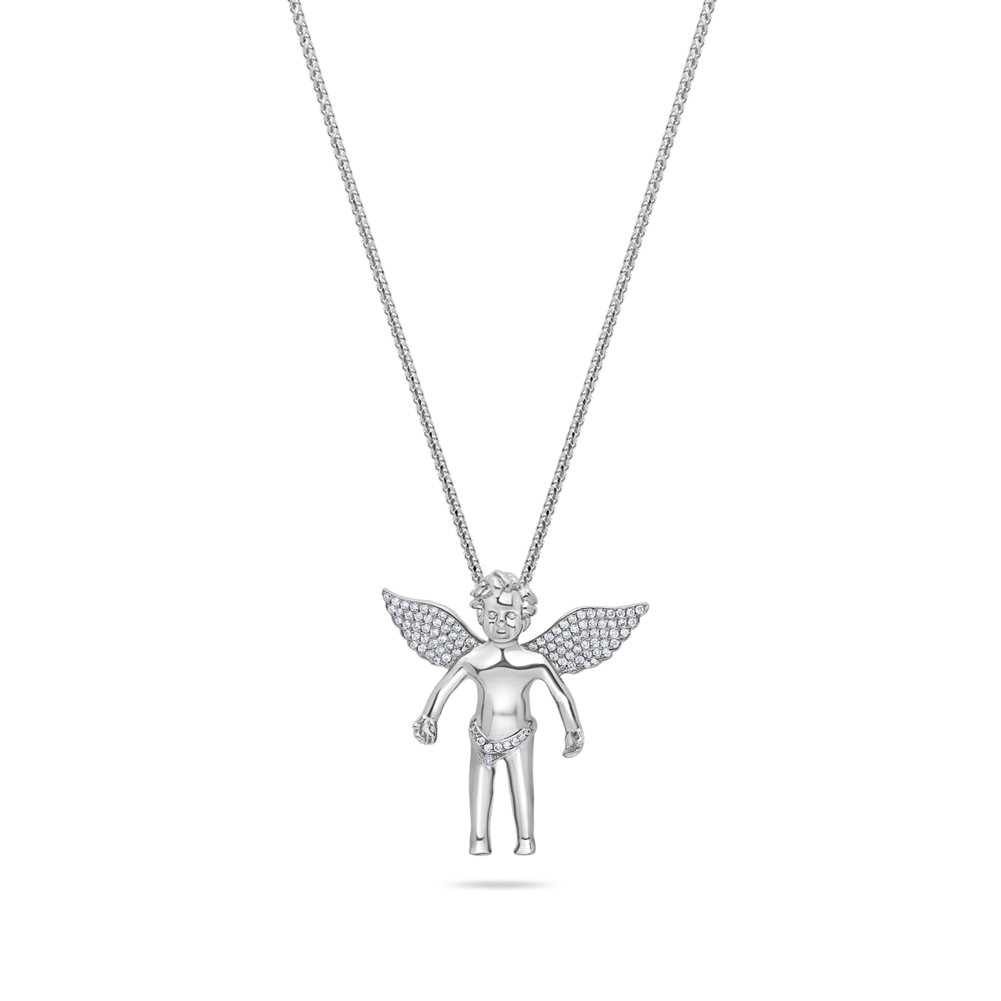 Micro Cherub Angel (Open Wings, Partially Iced)