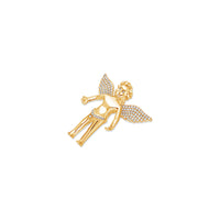 Micro Cherub Angel (Open Wings, Partially Iced)