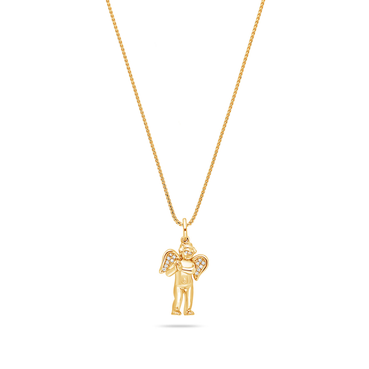 Nano Cherub Angel (Praying Hands, Partially Iced)
