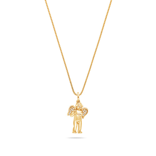 Nano Cherub Angel (Praying Hands, Partially Iced)