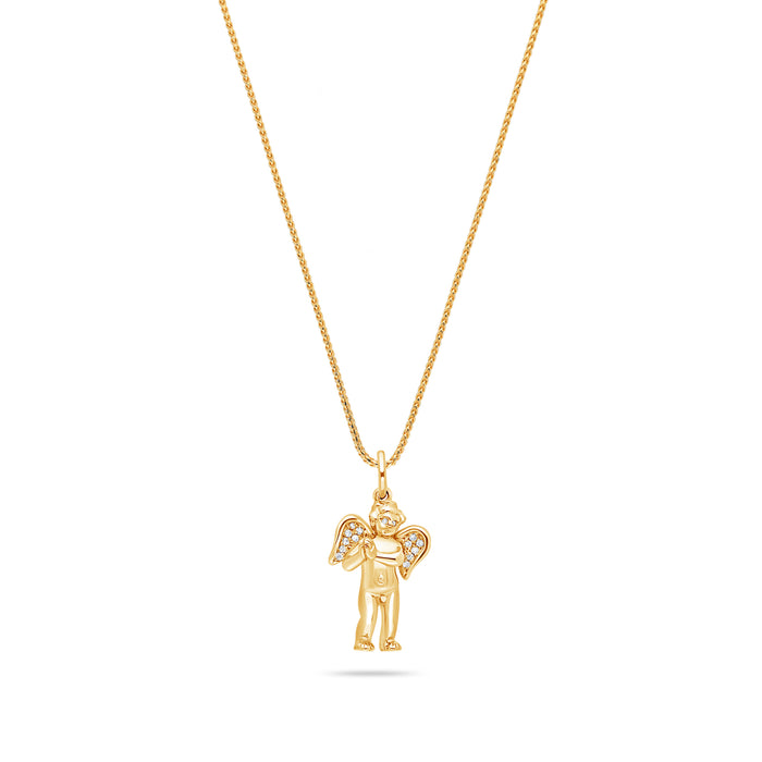 Nano Cherub Angel (Praying Hands, Partially Iced)
