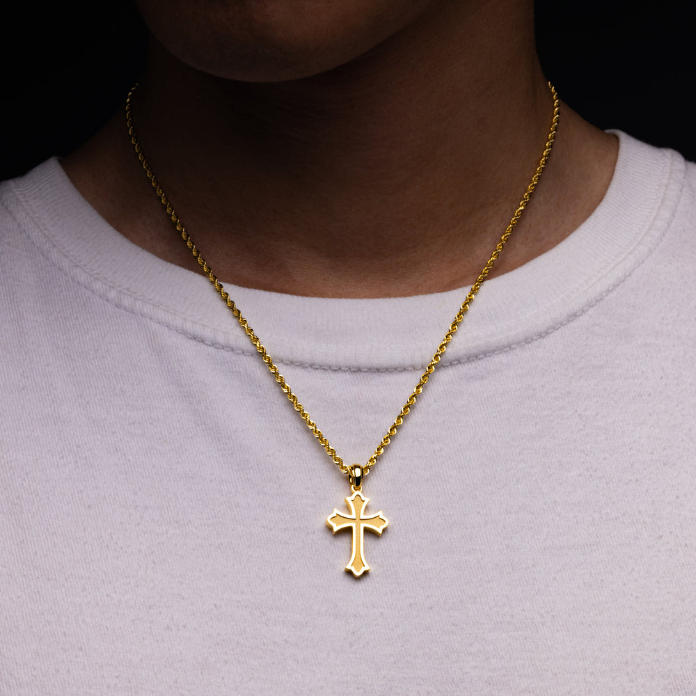 Micro Nolan Cross (Solid Gold)