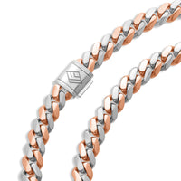 Two-Tone Cuban Link Chain (10mm)