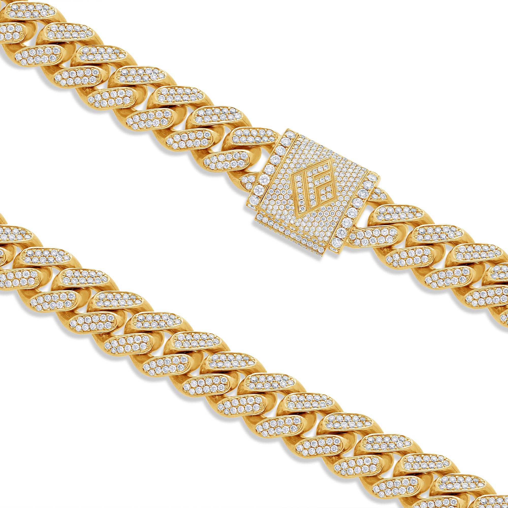 Diamond Cuban Link Chain (15mm)
