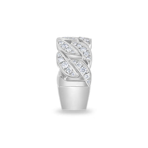 Baby Cuban Link Ring (9mm, 1/2 Iced)
