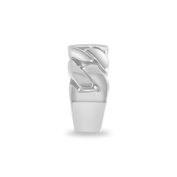 Baby Gold 1/2 Cuban Link Ring (9mm)