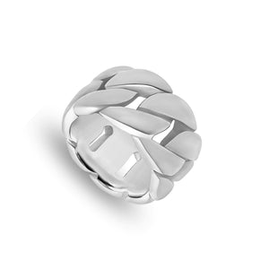 Gold Cuban Link Ring (13mm)