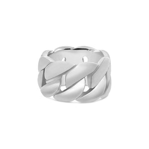 Gold Cuban Link Ring (13mm)