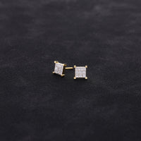 Micro Davin Diamond Cluster Earrings