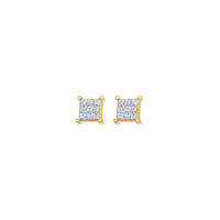 Micro Davin Diamond Cluster Earrings