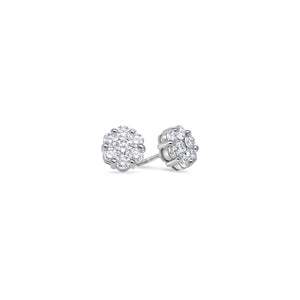 Baby Dax Diamond Cluster Earrings