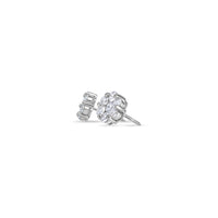 Milli Dax Diamond Cluster Earrings (9mm)