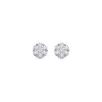 Milli Dax Diamond Cluster Earrings (9mm)