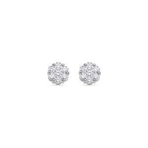 Baby Dax Diamond Cluster Earrings
