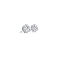 Milli Dax Diamond Cluster Earrings (9mm)